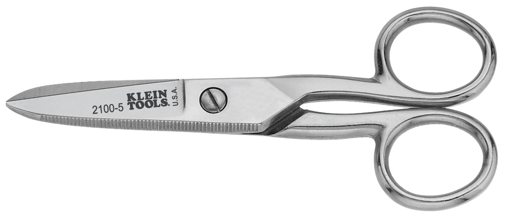 Heritage G104C Electricians Scissors,4-1/2 in. L