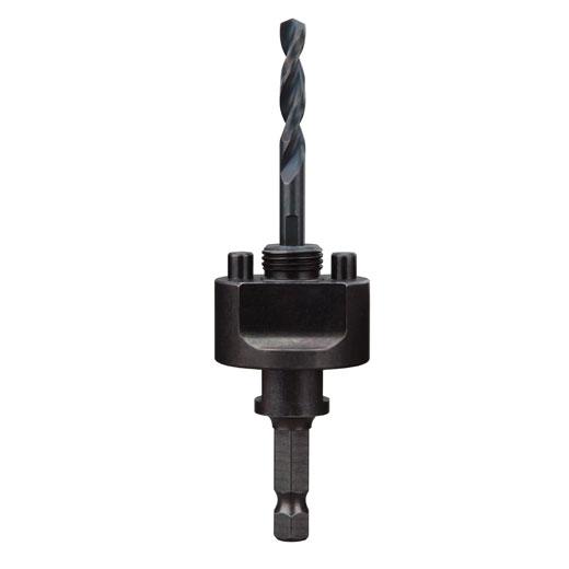 product Milwaukee® Thunderbolt® 49-56-8000 Tapered Hole Saw Arbor Pilot Drill Bit, 1/4 in D Cutting, HSS