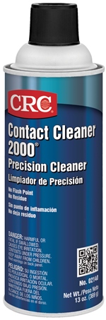 CRC® 02133 QD® Extremely Flammable Contact Cleaner, 16 oz Aerosol Can, Solvent Odor/Scent, Clear, Liquid Form