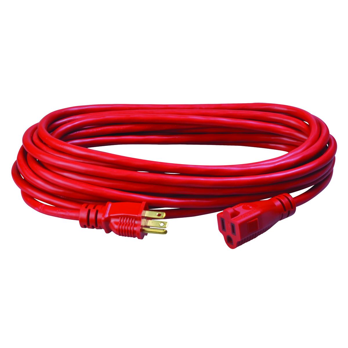 Southwire&reg; 2407SW8804 Type SJTW Extension Cord Set, 125 V AC, 15 A, 25 ft L Cord, 3 Conductors