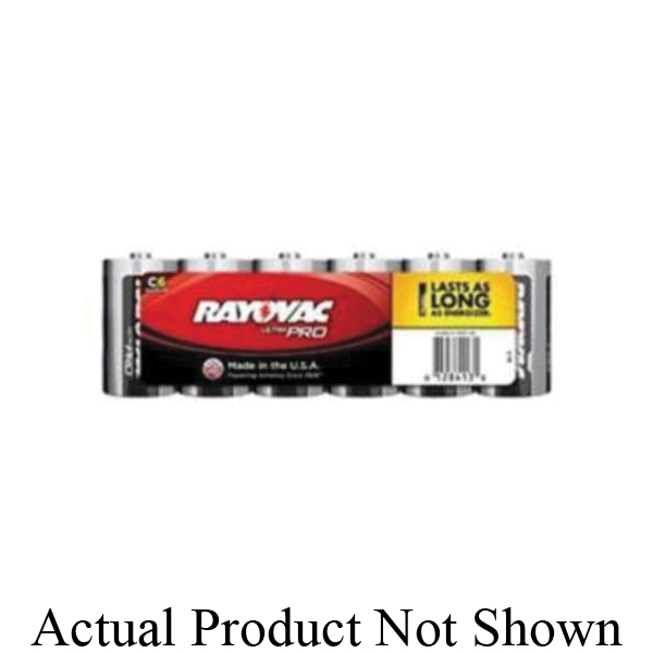 Rayovac® Ultra Pro™ AL-9V Mercury Free Shrink Wrapped Battery, Alkaline, 9 VDC V Nominal, 500 mAh Nominal, 9 VDC