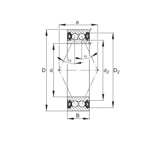 FAG 3810-B-2RS-TVH