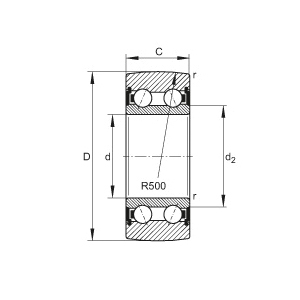 INA LR5203-2HRS-TVH-XL INALR5203-2RS