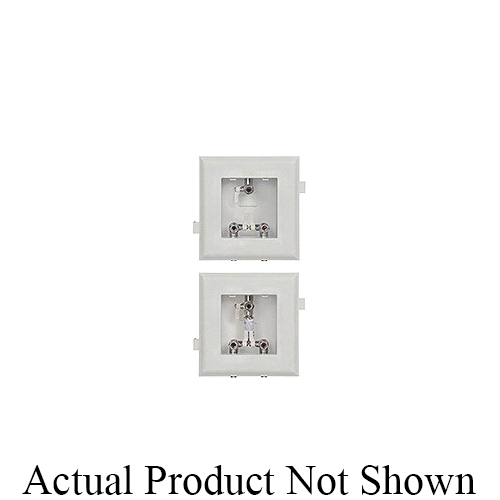 Water-Tite MultiBox&trade; 83196 ASDW1201 Kitchen Outlet Box With (3) Lead Free Quarter Turn Valve, 3/8 in Inlet x 1/2 in Outlet, CPVC Outlet, PVC, Domestic