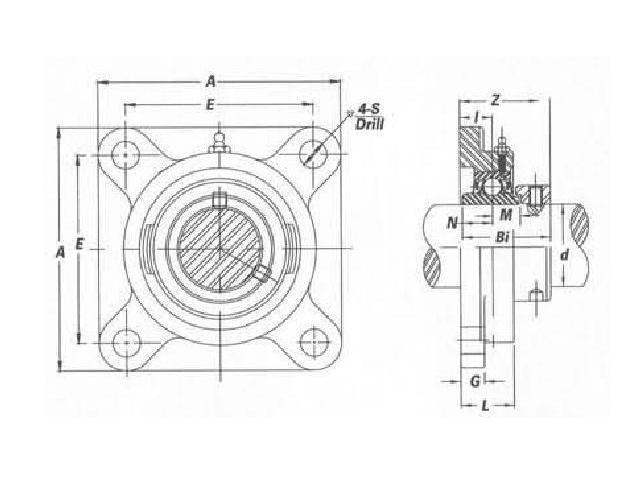 IPTCI Bearings SNASF 206 18 IPTSNASF206-18