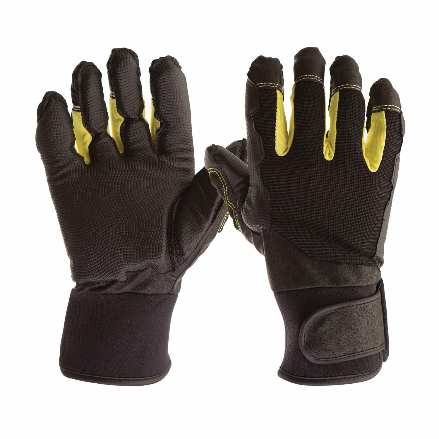 Impacto&reg; AVPRO-L AVPRO Anti-Vibration Gloves, L, Fabric, Elastic Wrist Cuff, ANSI Cut-Resistance Level: 2
