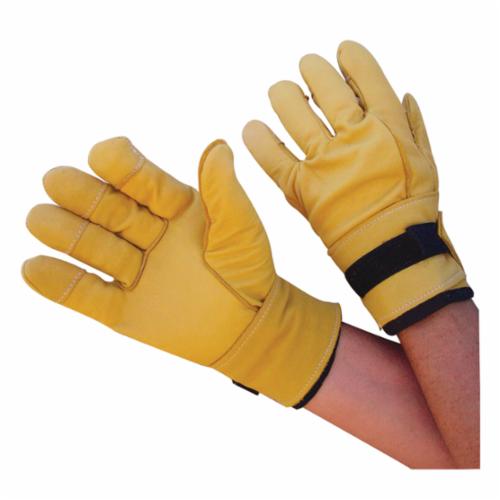 Impacto® 50100120040 501-00 Anti-Impact Glove Liner, L/SZ 9, Polycotton Fabric, Blue, Fingerless Style
