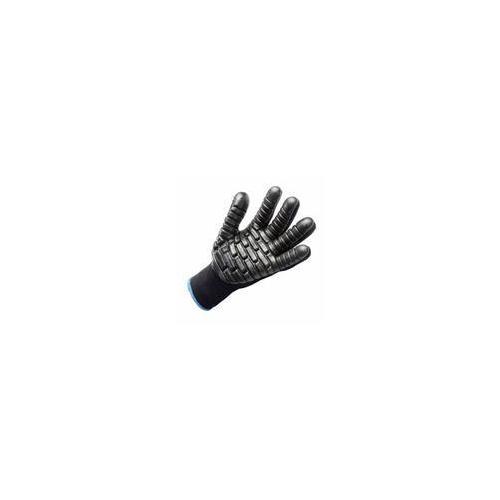 Impacto&reg; VI473130 BLACKMAXX&trade; Series Lightweight Anti-Vibration Gloves, L, Cotton/Nylon, Knit Wrist Cuff, ANSI Cut-Resistance Level: 2