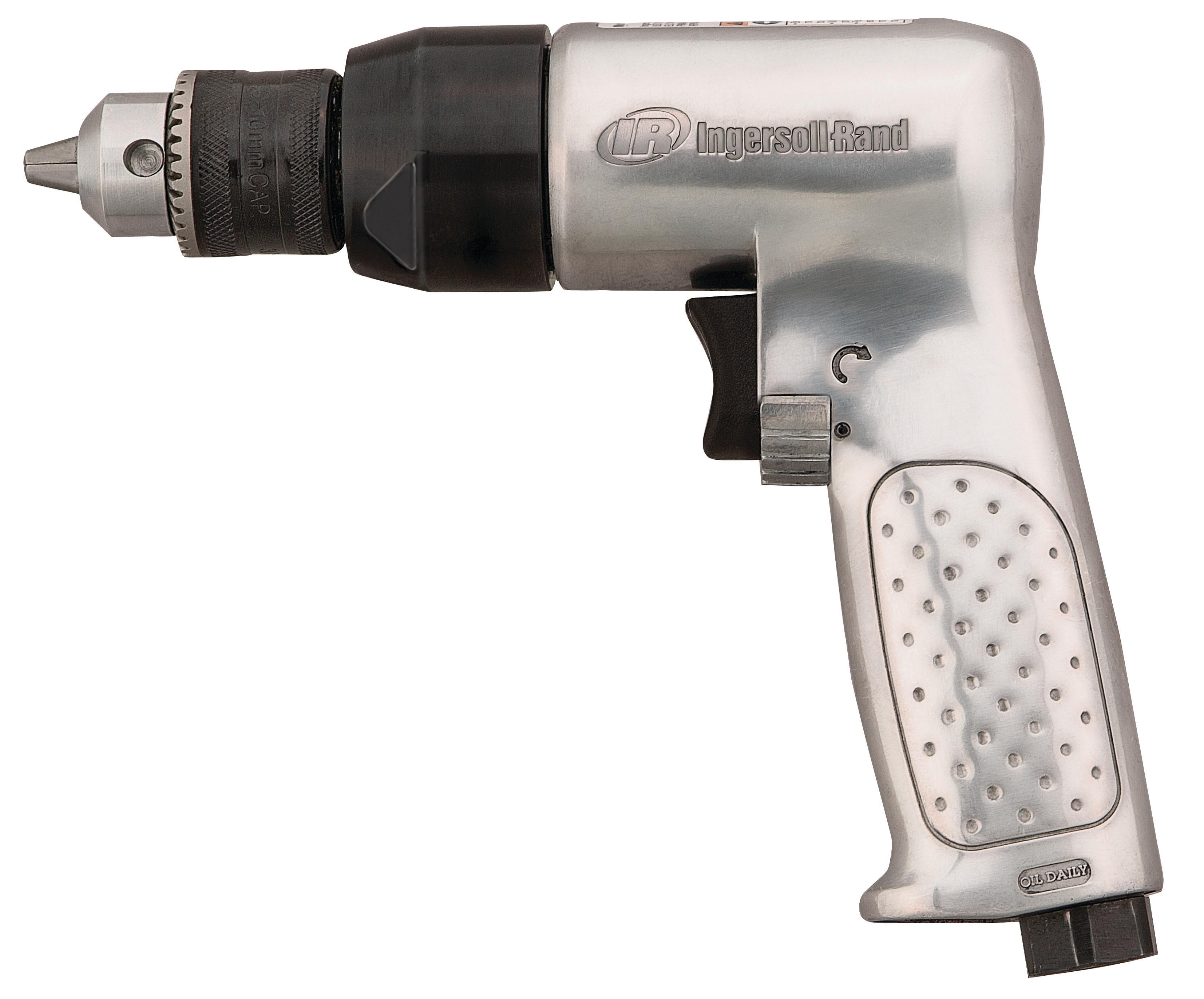 Ingersoll-Rand 7803RA 7803 Air Drill, 1/2 in Keyed Chuck, 1/2 hp, 27 cfm Air Flow, 90 psi, 8-7/8 in OAL