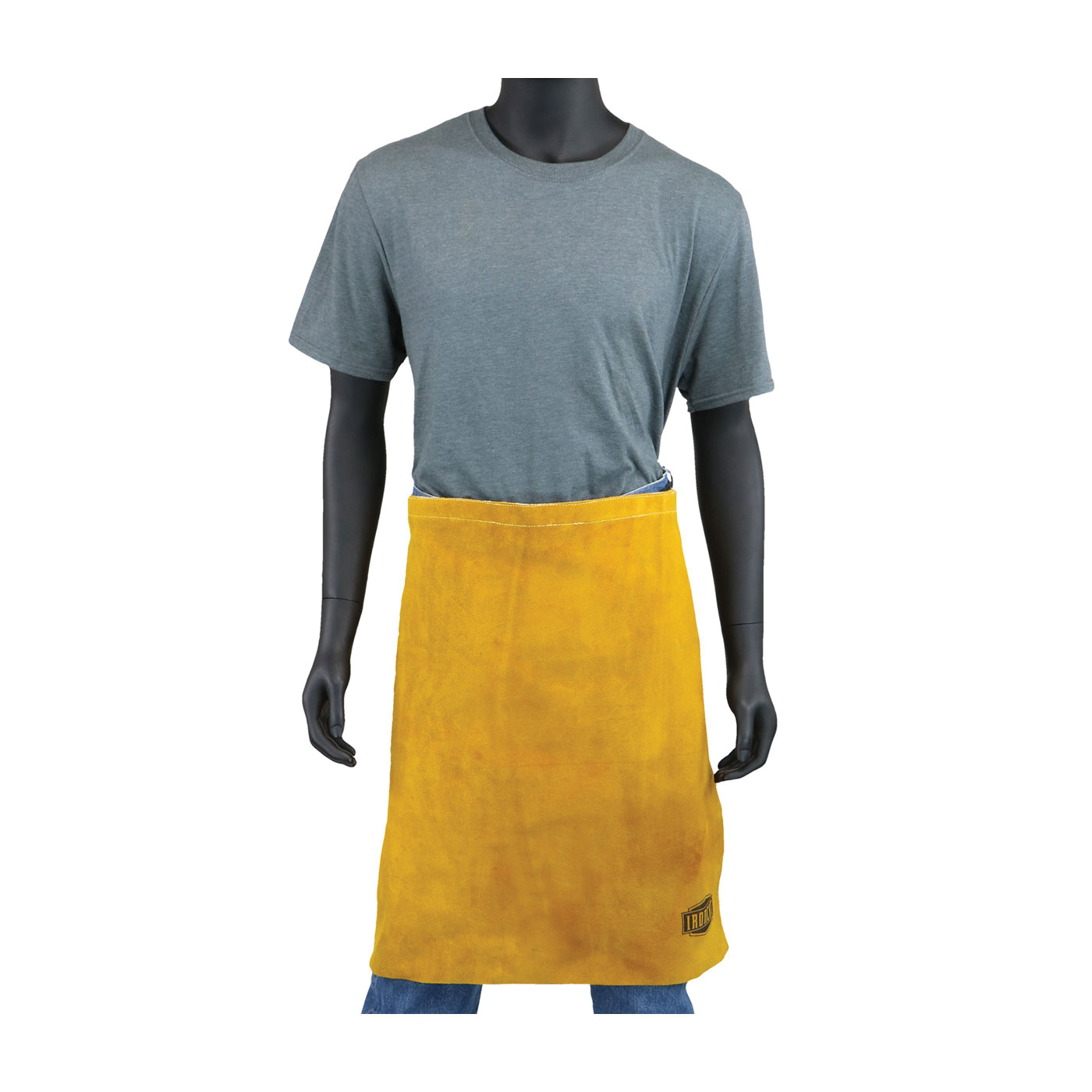 Best Welds&reg; 500 Bib Apron, 42 in L x 24 in W, Leather, Lava Brown