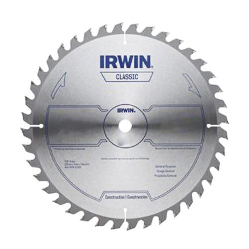 Irwin® Classic® 15130 Corded Portable Circular Saw Blade, 7-1/4 in Dia x 0.06 in THK, 5/8 in Arbor, 24 Teeth