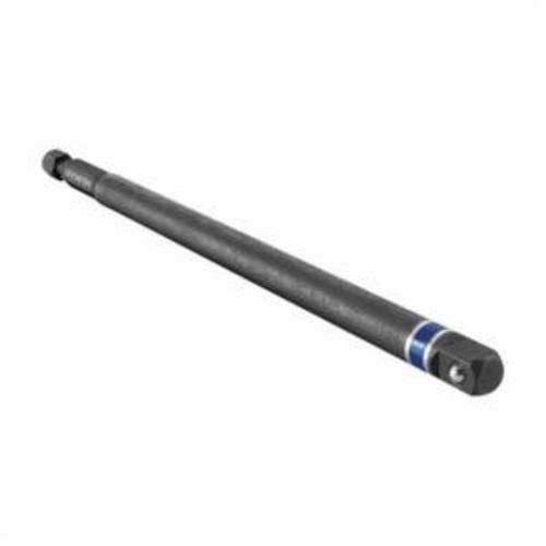 Irwin® 1837575 Ball Lock Impact Socket Adapter, Black Oxide, Hex x Square Drive, 1/4 x 3/8 in Male Drive, Chrome Molybdenum Steel