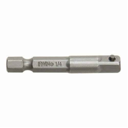 product Milwaukee® SHOCKWAVE™ 48-03-4410 Heavy Duty Impact Duty Socket Adapter, Hex x Square Drive, 1/2 in Male Drive, 1/4 in Female Drive, Female x Male Adapter, Proprietary Steel
