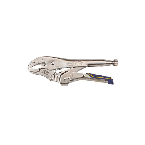 Irwin&reg; VISE-GRIP&reg; New Fast Release&trade; IRHT82580 Locking Plier With Wire Cutter, 1-1/2 in Nominal, 1-3/16 in L x 3/8 in W x 5/16 in THK Alloy Steel Curved Jaw, 7 in OAL