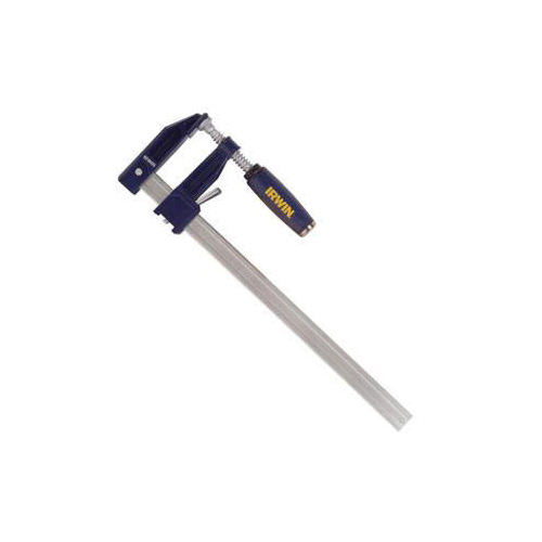 Irwin® Quick-Grip® 512QCN SL300 1-Handed Next Generation Bar Clamp/Spreader, 12 in Clamping, 3-1/4 in D Throat, 7-1/2 to 19-1/4 in Spreading, Pistol Grip Handle, Heat Treated Carbon Steel Bar