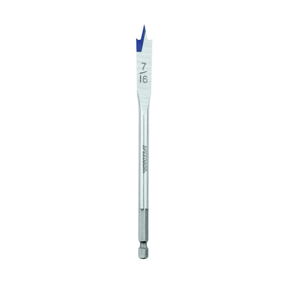 product Irwin® Speedbor® 88714 2000 Extra Long Length Spade Bit, 7/8 in Dia, 16 in OAL, 15 in L, 1/4 in Shank