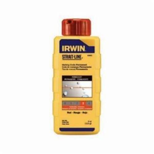 Irwin® Strait-Line® 64902 Permanent Marking Chalk, Red, 8 oz Capacity, Squeeze Bottle Package