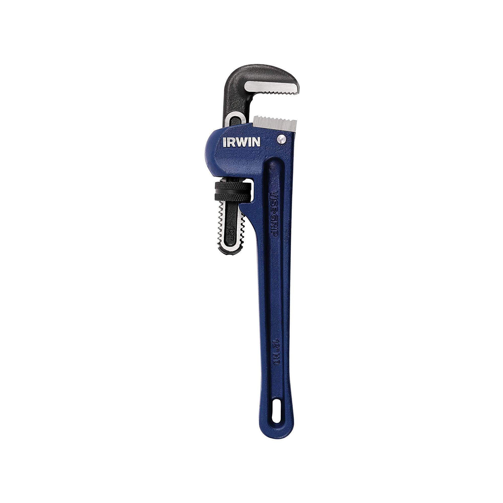 Irwin&reg; Vise-Grip&reg; 274108 Heavy Duty Pipe Wrench, 6 in Pipe, 48 in OAL, Quick-Adjusting Jaw, Blue Cast Iron Handle, Spin Nut Adjustmen