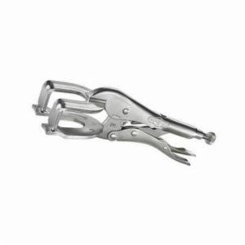 Irwin® Vise-Grip® The Original™ 23 8R® Regular Locking Sheet Metal Clamp, Nickel Plated, 1-3/4 in D Throat, 3-1/8 in Jaw Opening, 8 in L Jaw, Heat Treated Alloy Steel