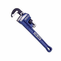 Irwin&reg; Vise-Grip&reg; 274101 Heavy Duty Pipe Wrench, 1-1/2 in Pipe, 10 in OAL, Quick-Adjusting Jaw, Blue Cast Iron Handle, Spin Nut Adjustmen