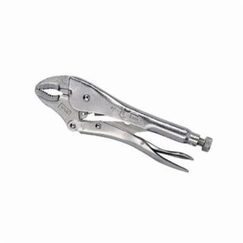 product Irwin® Vise-Grip® 502L3 10WR® 1-Handed Lever Locking Plier, 1-7/8 in Nominal, Screw Locking, 1-15/64 in L x 5/8 in W x 7/16 in THK Alloy Steel Curved Jaw, 10 in OAL