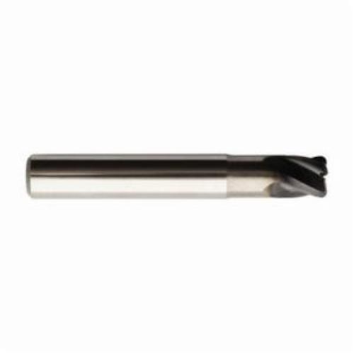 Seco JABRO® 32981 HSM/Tornado JH141 High Speed Non-Center Cutting Single End Mill, 8 mm Dia Cutter, 1.5 mm Corner Radius, 8 mm Length of Cut, 4 Flutes, 8 mm Dia Shank, 60 mm OAL, MEGA-64/PVD Coated