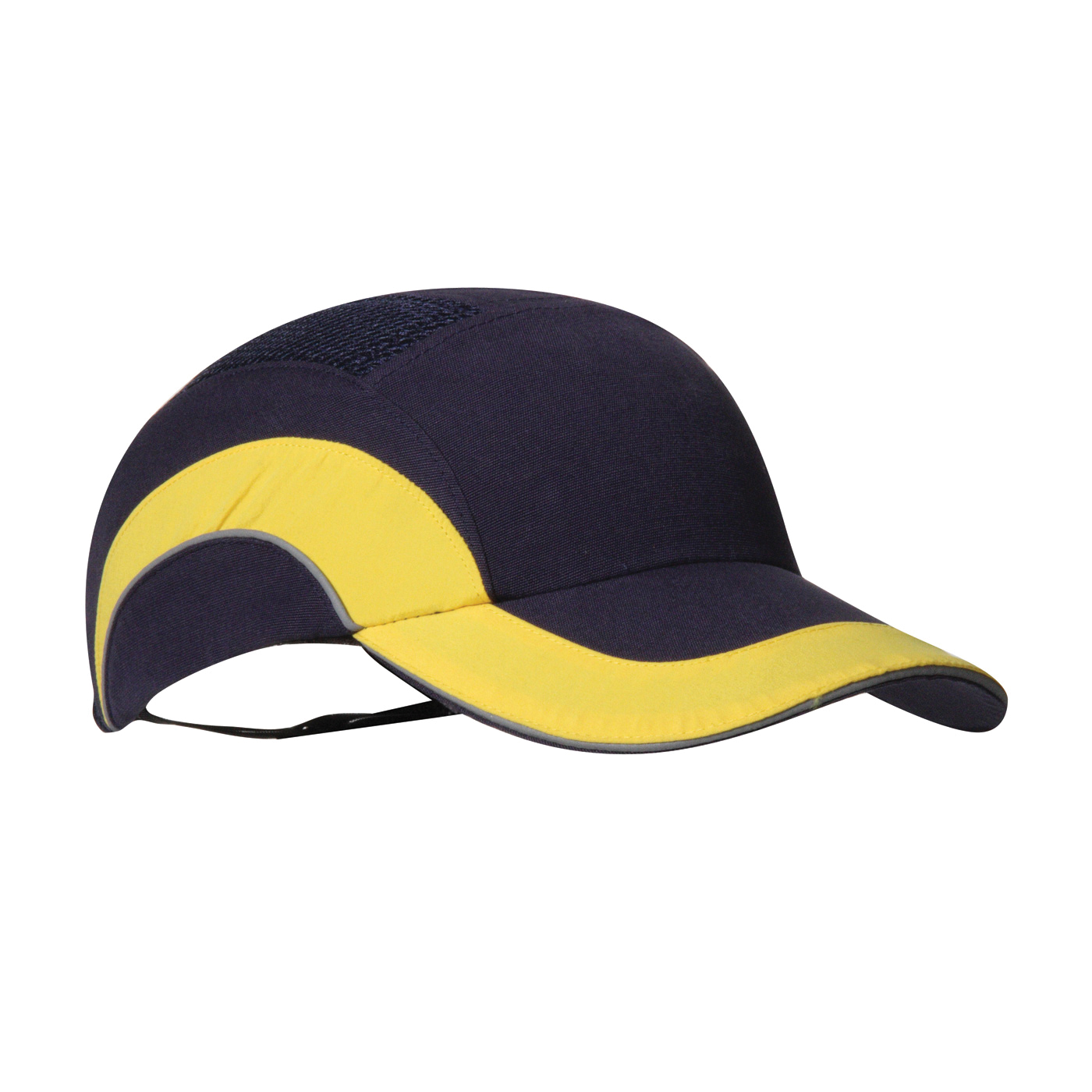 PIP&reg; HardCap Aerolite&trade; 282-AEM130-21 Baseball Cap Style Lightweight Micro Brim Bump Cap, Universal, Black/Navy, HDPE/Polyester/Cotton