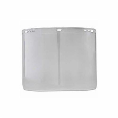 JACKSON SAFETY&reg; 29082 F30 D Shape Bound Face Shield Window, Light Green, Acetate, 9 in H 15-1/2 in W 0.04 in THK Visor, For Use With Headgear and Hard Hat Interchange System, ANSI Z87.1, CSA Z94.3