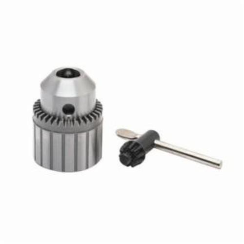 Jacobs&reg; 14946 24BA-3/8 Light Duty Drill Chuck, 0.063 to 0.5 in Capacity, 3/8-24 Mounting, Plain Bearing, KK Key