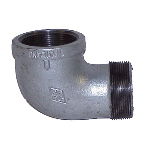 Justrite&reg; 08011 Elbow Fitting, For Use With 08101/08005 2 in Mounting Drum Vent, 2 in NPT, Cast Iron