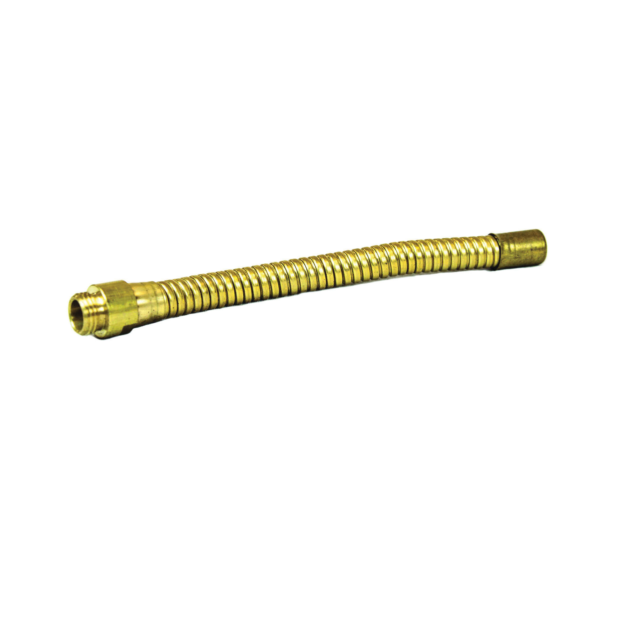 product Justrite® 08587 Flexible Hose Extension, 0.819 in OD x 6 in L, For Use With 08916 Drum Faucets, Stainless Steel, Silver