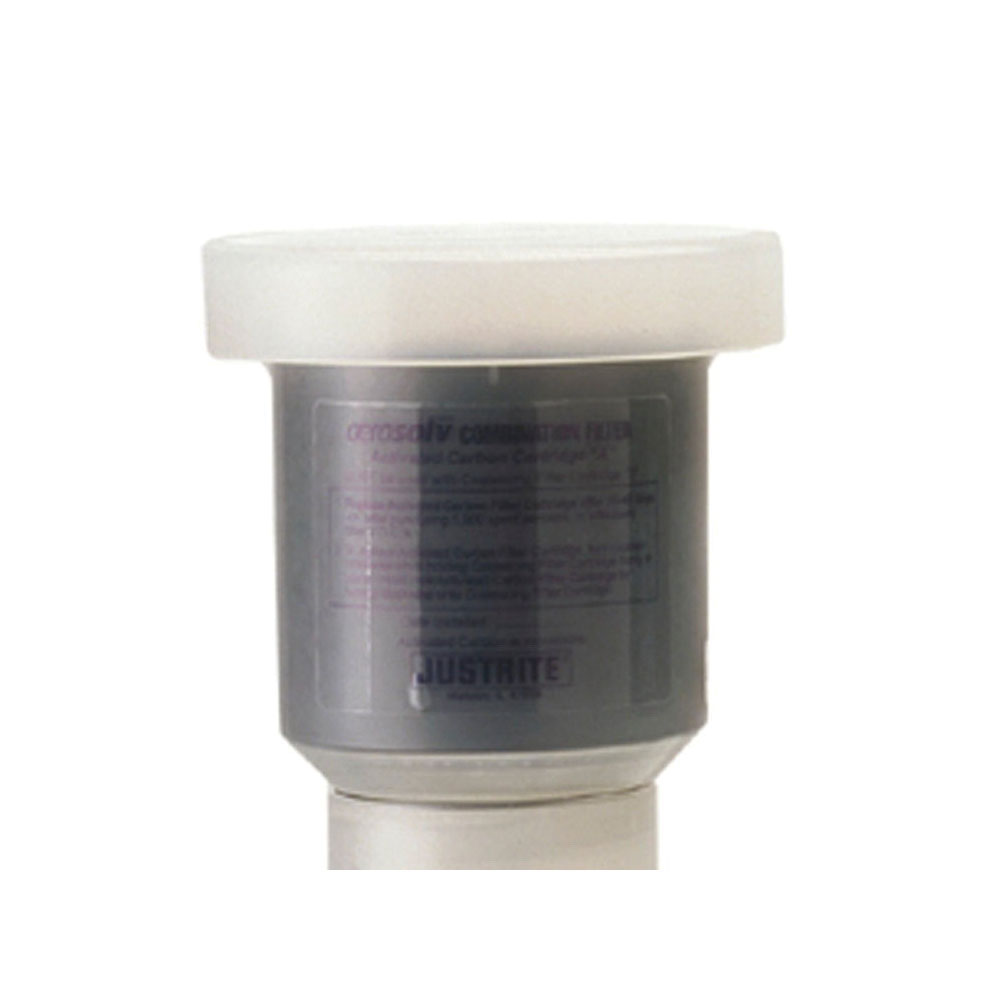 product Justrite® Aerosolv® 28202 Disposal System, For Use With Aerosol Cans, Steel, Silver