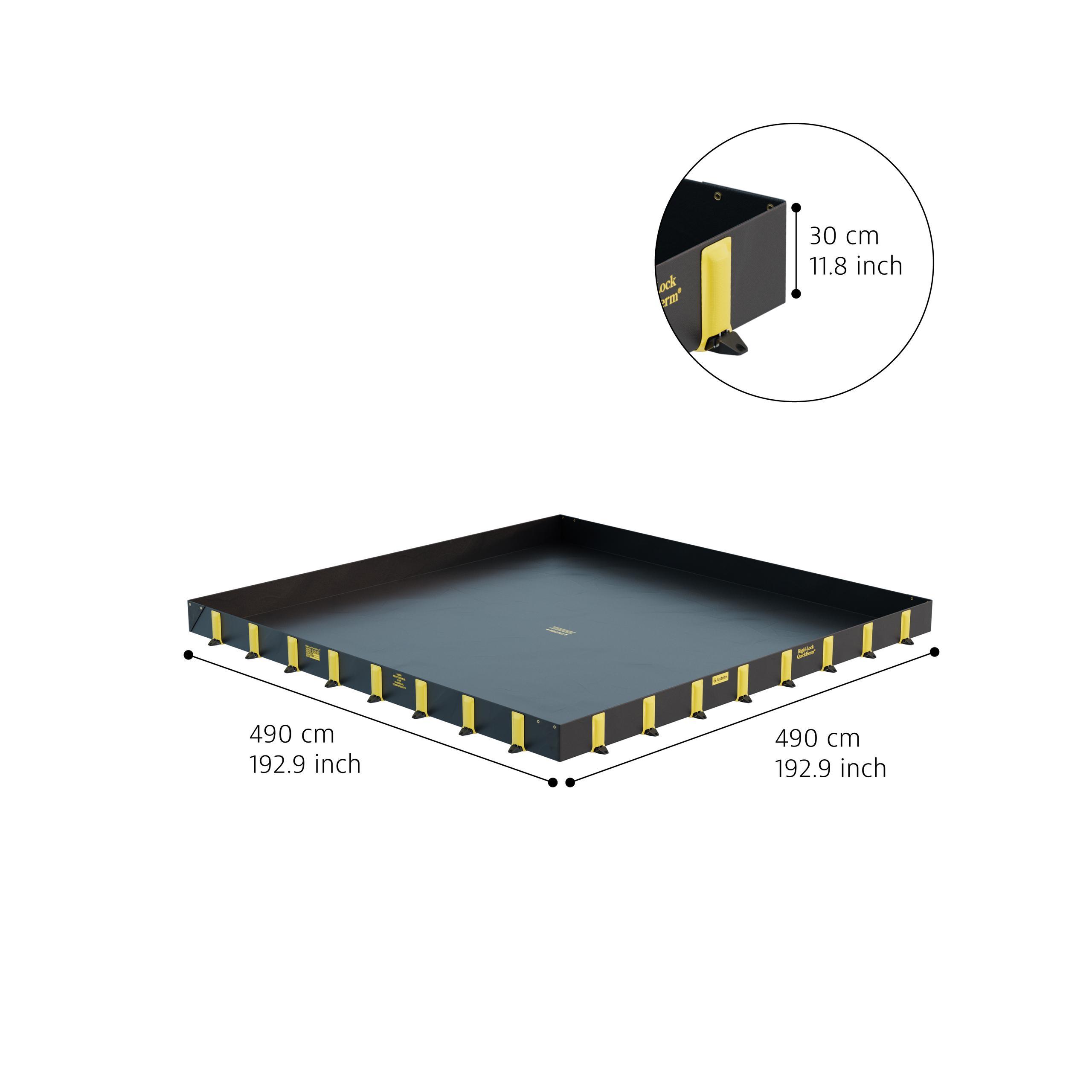 product Justrite® 28340 Track Runner, 10 ft L x 3 ft W, PVC Coated Fabric