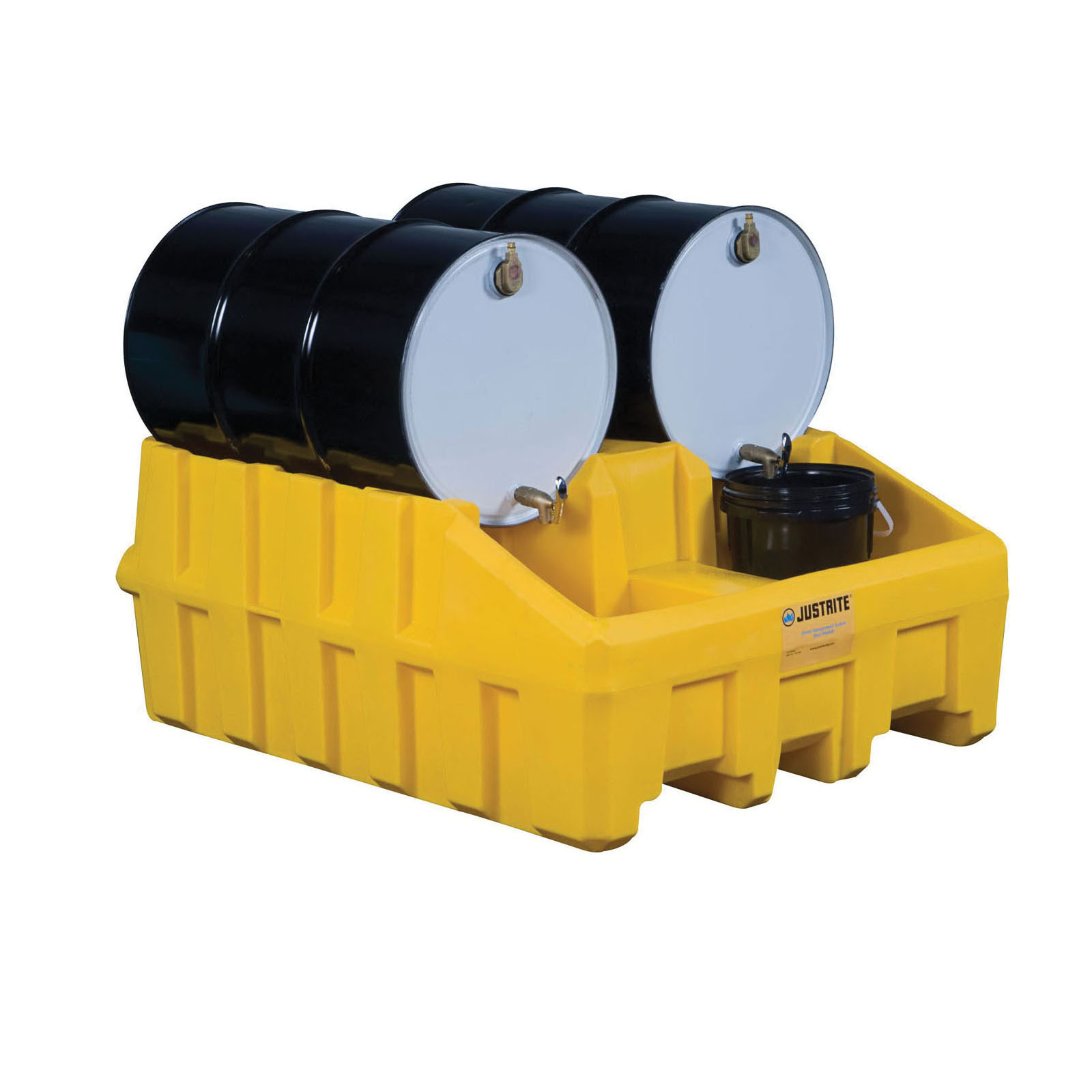 product UltraTech 0584 Ultra-Wheeled Overpack Plus, 95 gal, Polyethylene, Yellow