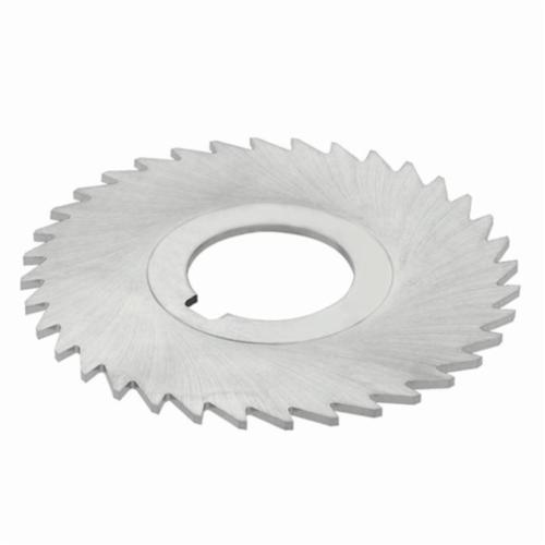 KEO 09360 MC Series Concave Slitting Saw, Arbor Connection, Right Hand Cutting, 4 in Dia Blade, 40 Teeth, HSS Blade, 1 in Arbor, 5/32 in THK Blade, Uncoated