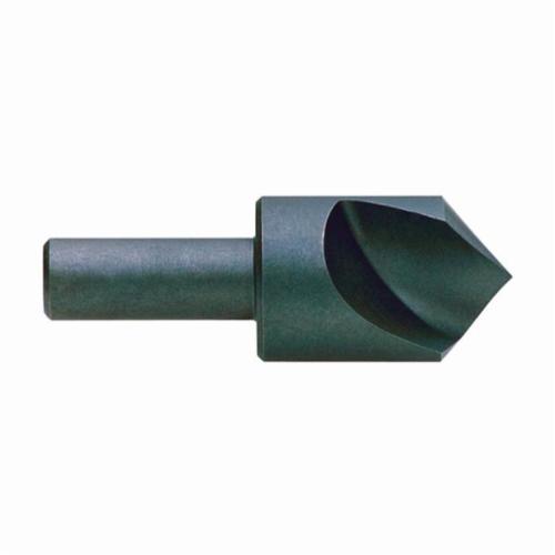 product M.A. Ford® Uniflute® 60037503 60 Series Single End Countersink, 3/8 in Dia Body, 1/4 in Dia Shank, 1 Flutes, 90 deg Included, 0.06 in Dia Min Cutting, Carbide