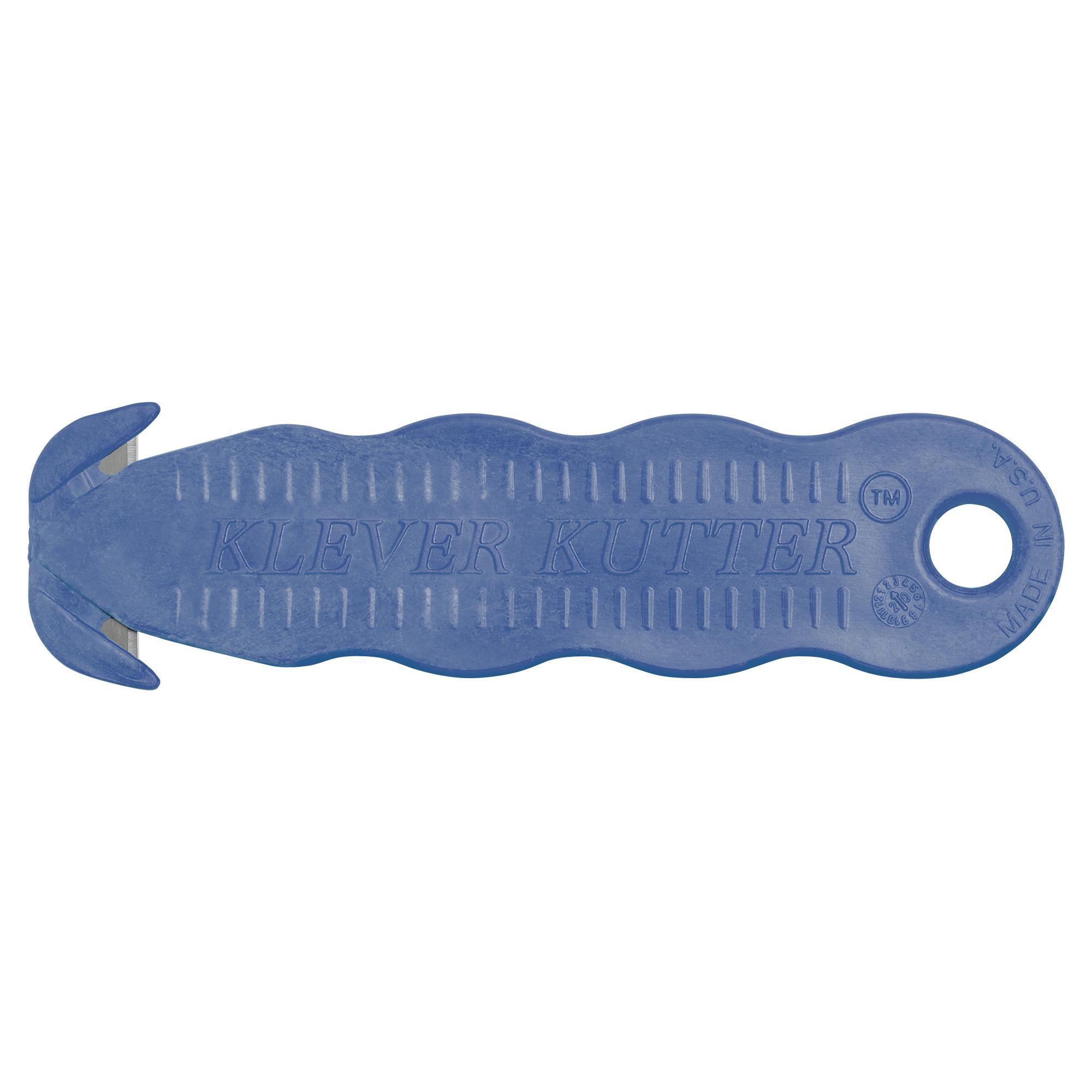 KLEVER INNOVATIONS KCJ-1G High Quality Recessed Blade Knive, 1.25 in W Dual Blade, Non-Changeable, Carbon Steel Blade, 1 Blades Included, 4.62 in OAL