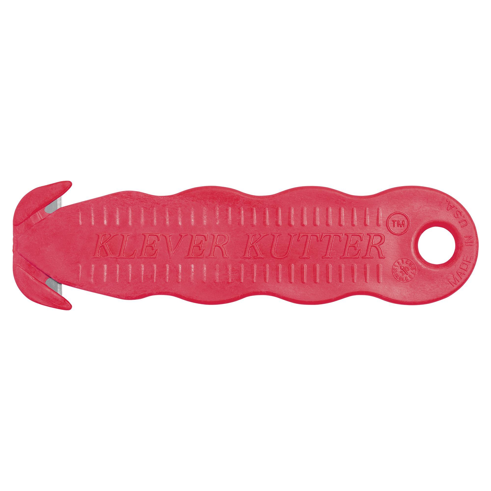 KLEVER INNOVATIONS KCJ-4-20Y High Quality Recessed Blade Knive, Dual Blade, Carbon Steel Blade, 1 Blades Included, 6.5 in OAL