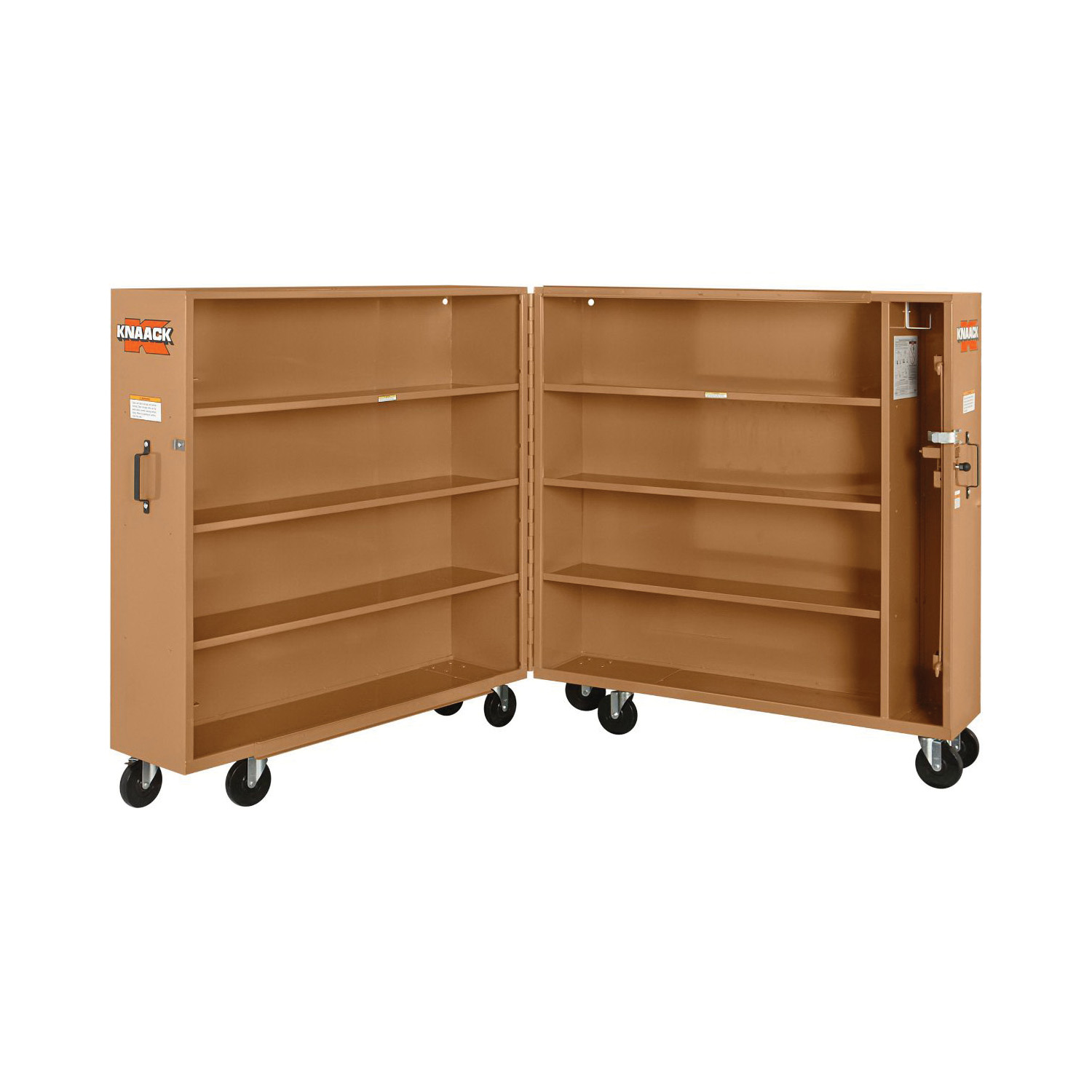 KNAACK&reg; JOBMASTER&reg; 100 Rolling Cabinet, 65 in x 30 in W x 60 in D, 60.9 cu-ft Storage, Steel