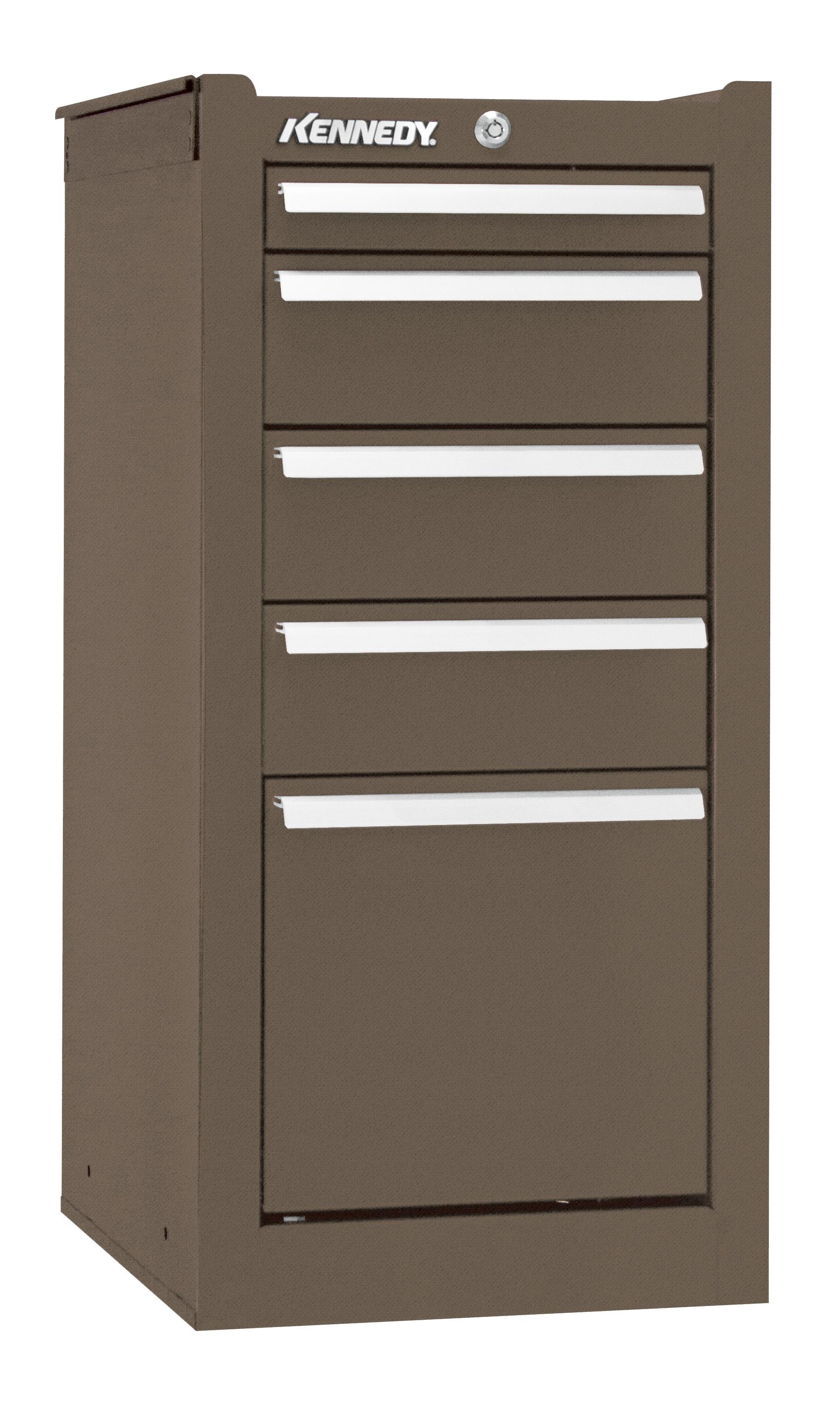 Kennedy&reg; 205XB K2000 Industrial Side Cabinet, 29 in H x 13-5/8 in W x 20 in D, 18 ga THK