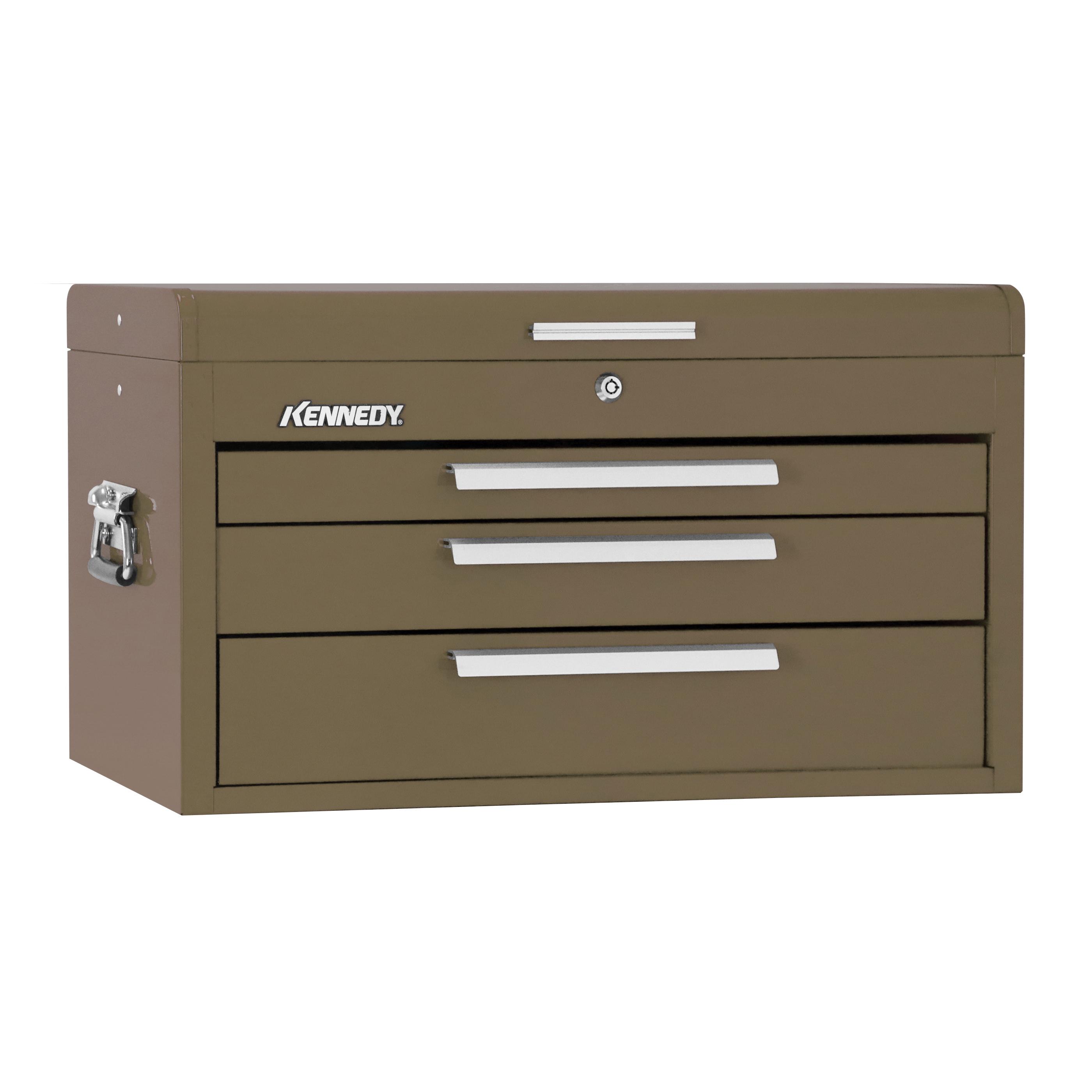 Kennedy&reg; 263B Signature Standard Duty Mechanic's Chest, 14-3/4 in H x 26-1/8 in W x 12-1/8 in D, 20 ga THK