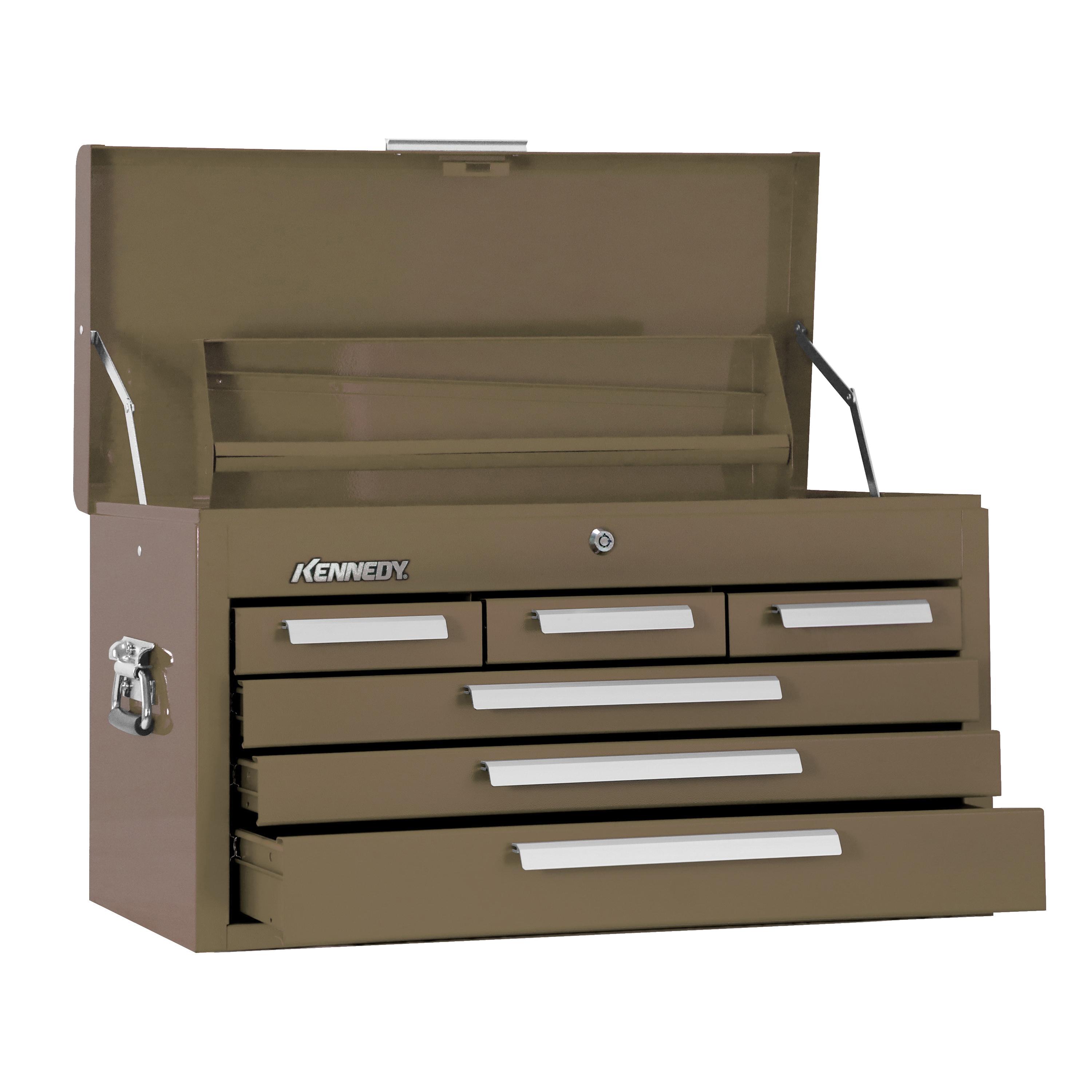 Kennedy&reg; 266B Signature Standard Duty Mechanic's Chest, 14-3/4 in H x 26-1/8 in W x 12-1/8 in D, 20 ga THK