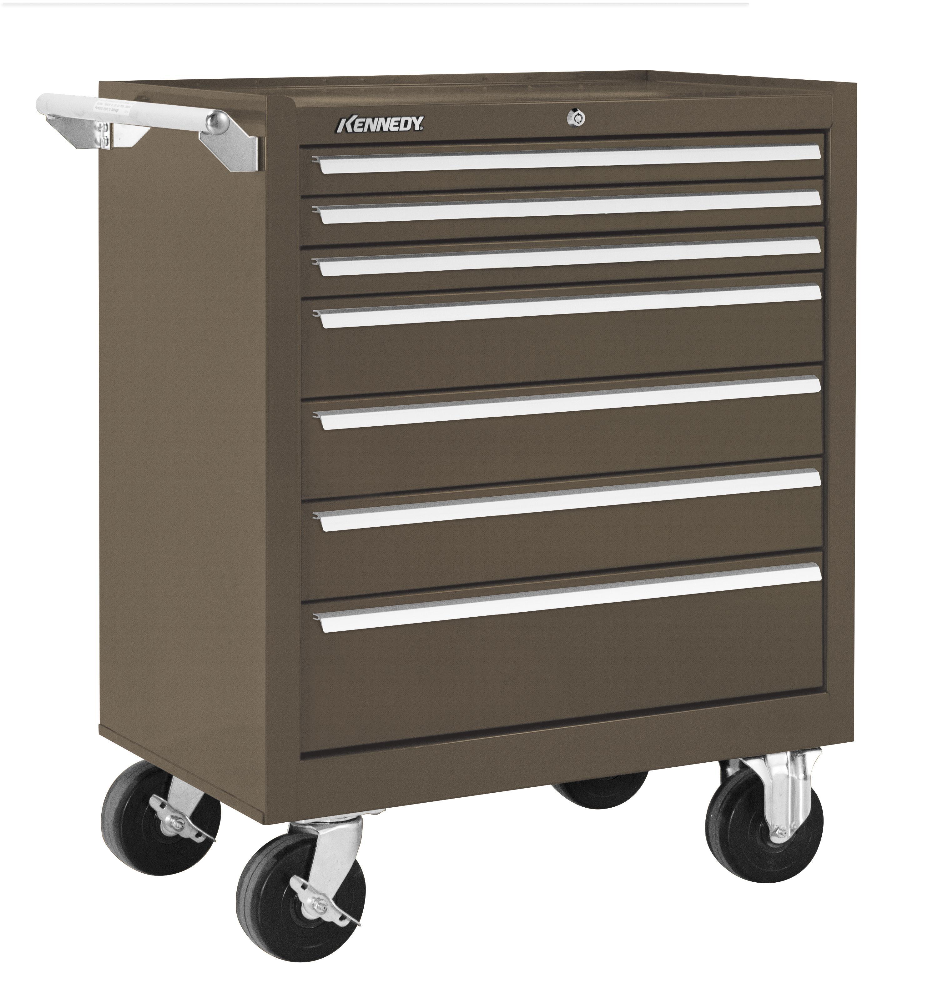 Kennedy® 310XB K1800 Industrial Double Bank Roller Cabinet, 29-1/16 in H x 39-3/8 in W x 18 in D, 18 ga THK