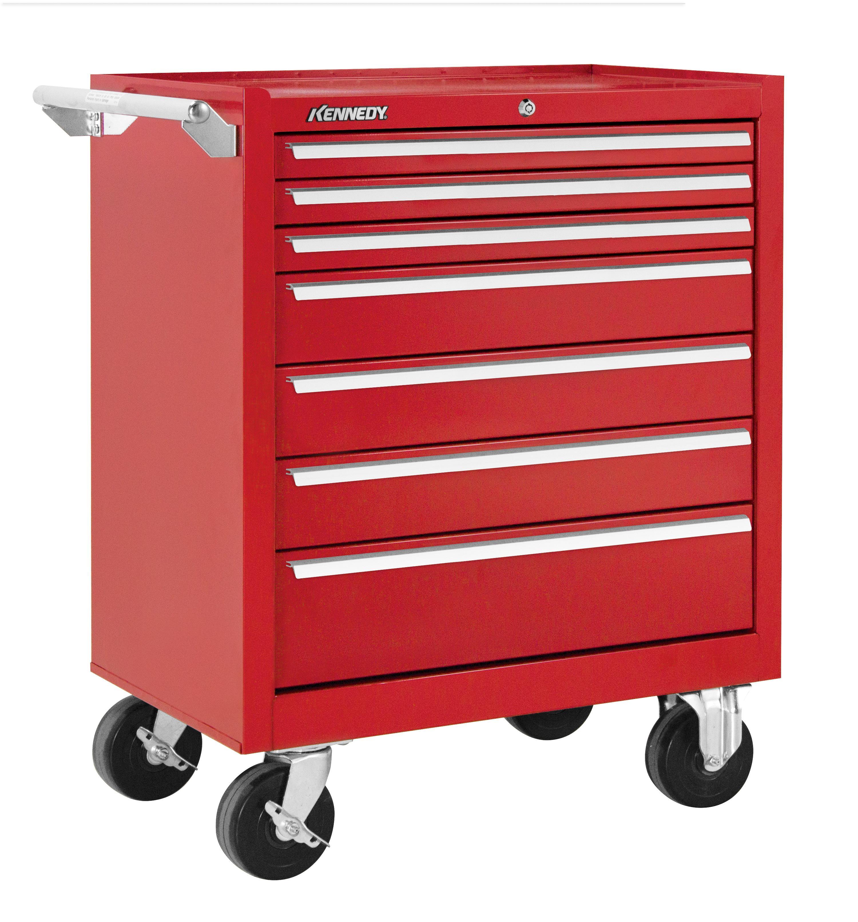 Kennedy&reg; 297XR K2000 Industrial Heavy Duty Roller Cabinet, 35 in H x 29 in W x 20 in D, 18 ga THK