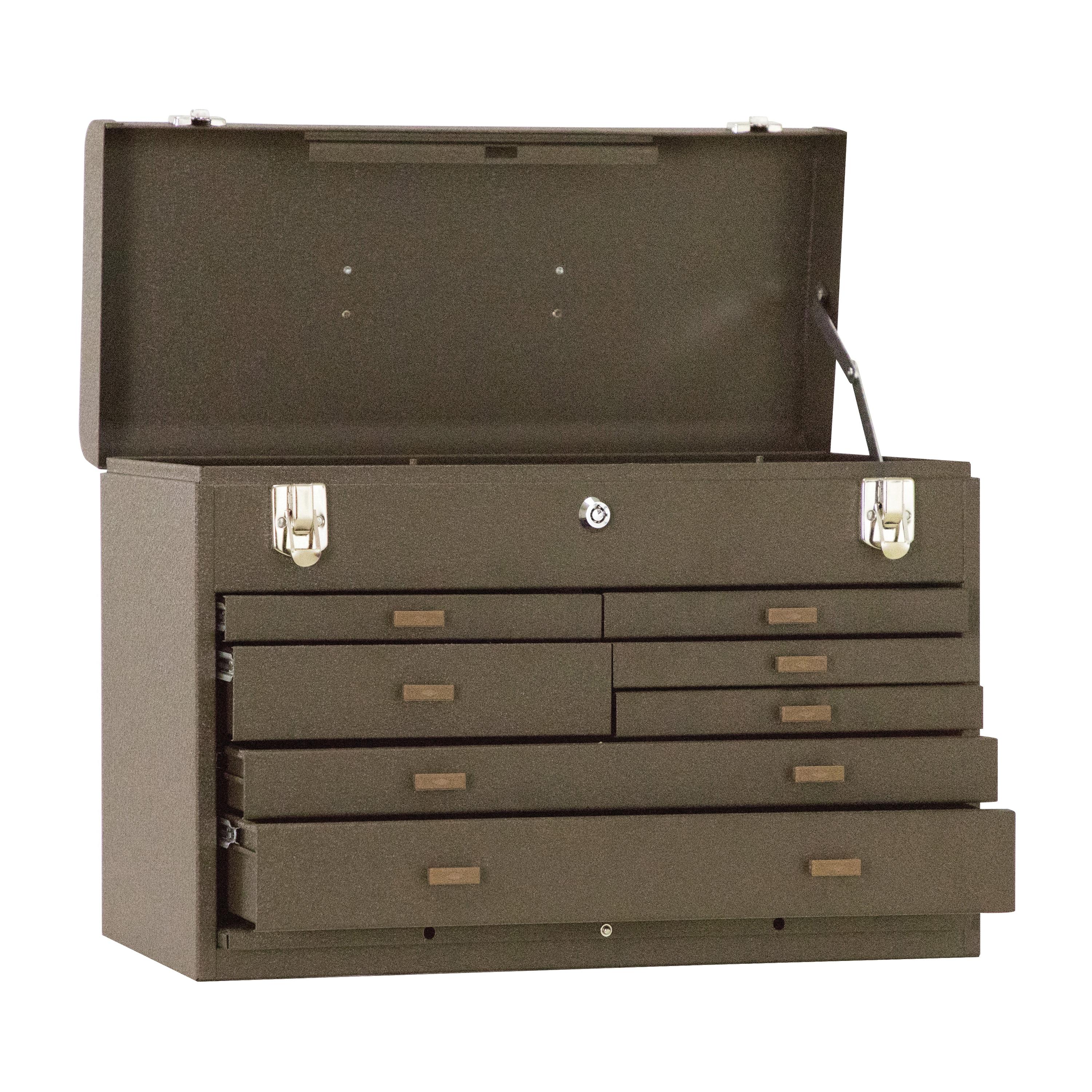 Kennedy&reg; 520B Signature Light Duty Machinist's Chest, 13-5/8 in H x 20-1/8 in W x 8-1/2 in D, 20 ga THK