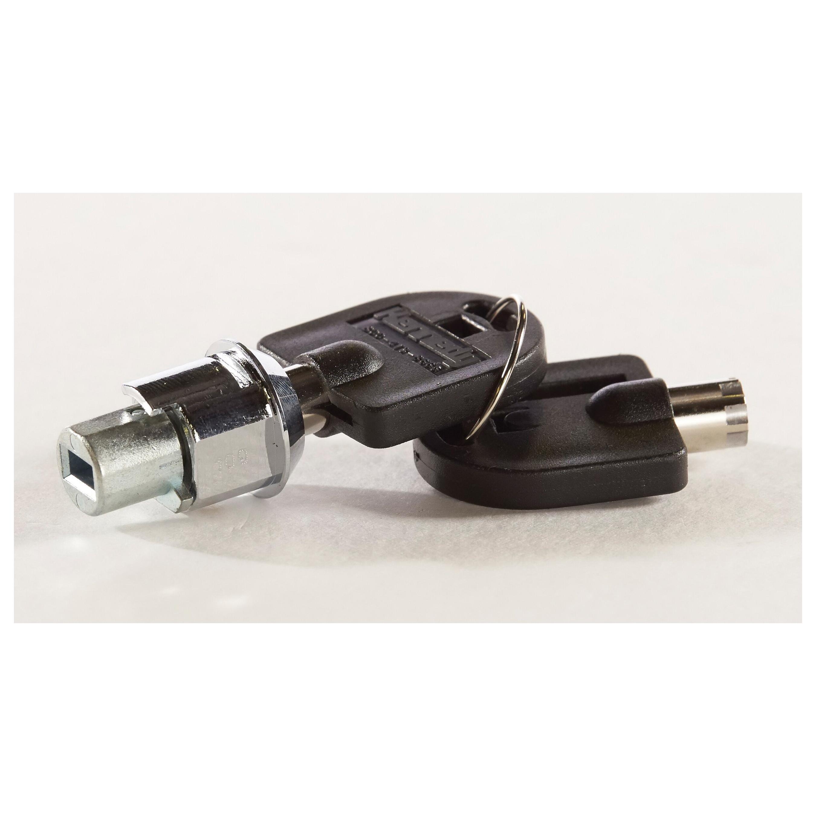 Kennedy&reg; 80403 High Security Tubular Lock/Key Set, Steel