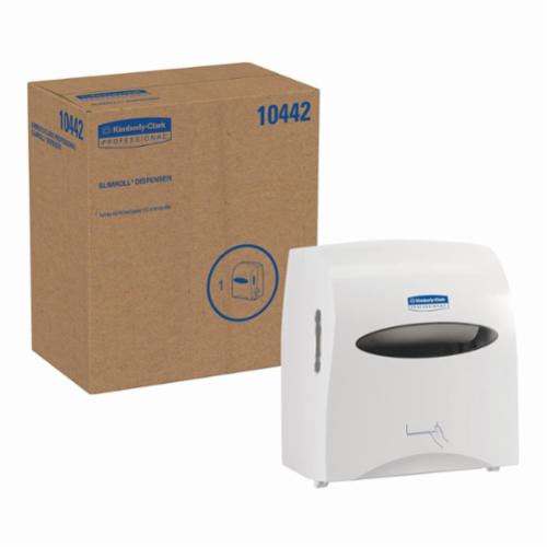 Kimberly-Clark* 10442 SLIMROLL* Hard Roll Towel Dispenser, 7 in OAL, Wall Mount, Plastic, Domestic