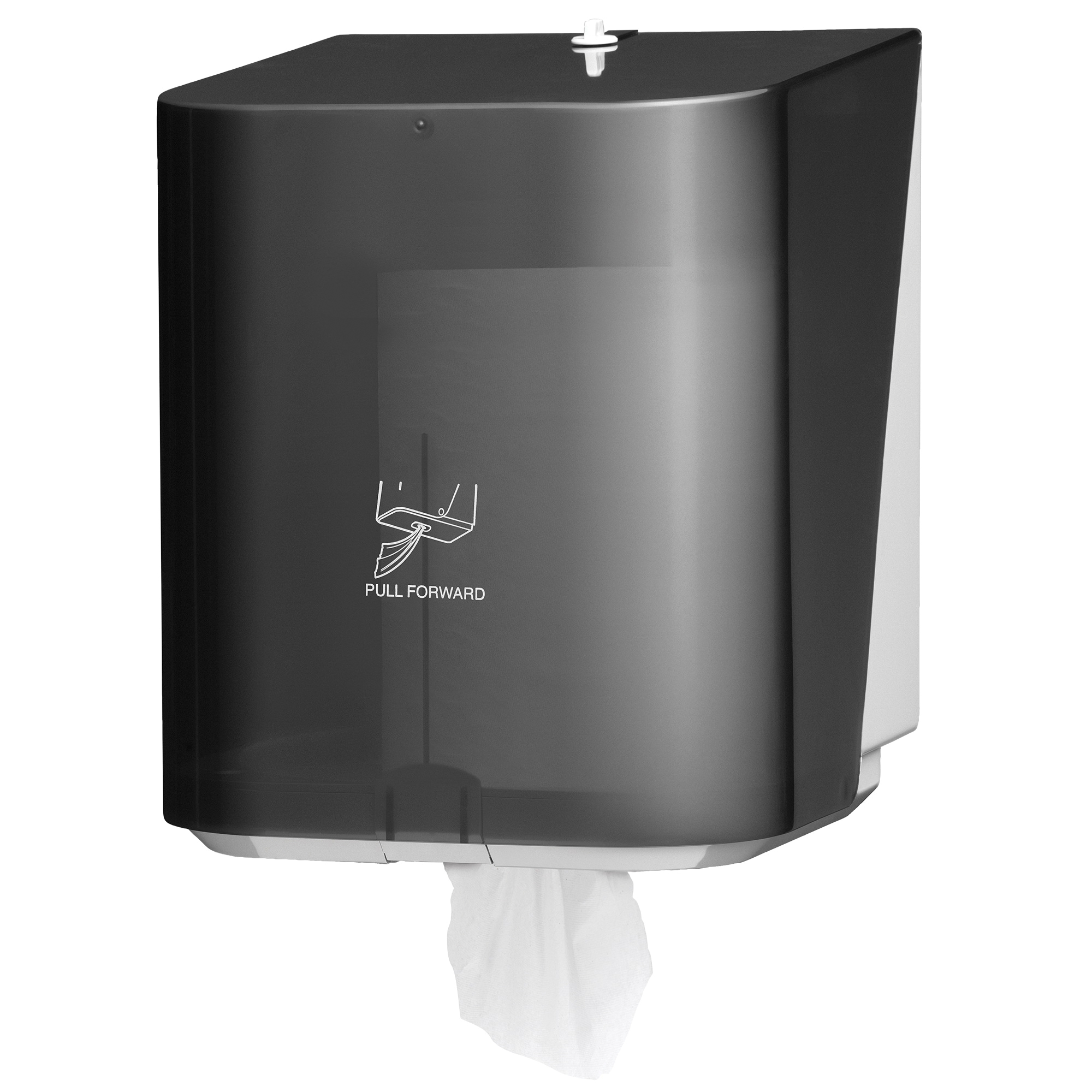 Kimberly-Clark Professional&trade; 09335 Center Pull Towel Dispenser, 12-1/2 in OAL, Wall Mount, Plastic, Domestic