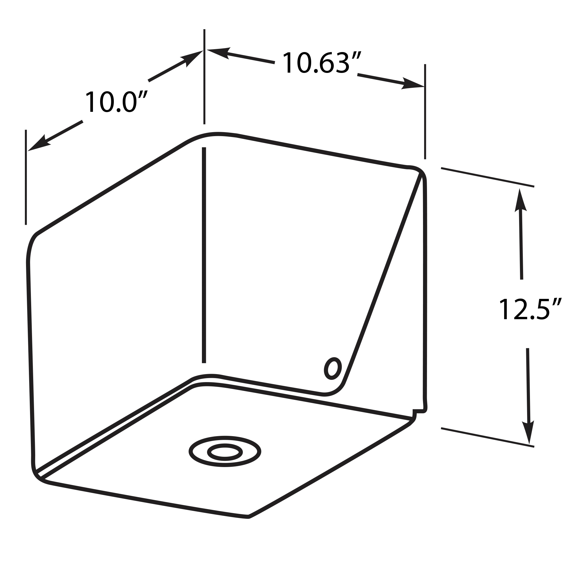 Kimberly-Clark Professional&trade; 09335 Center Pull Towel Dispenser, 12-1/2 in OAL, Wall Mount, Plastic, Domestic
