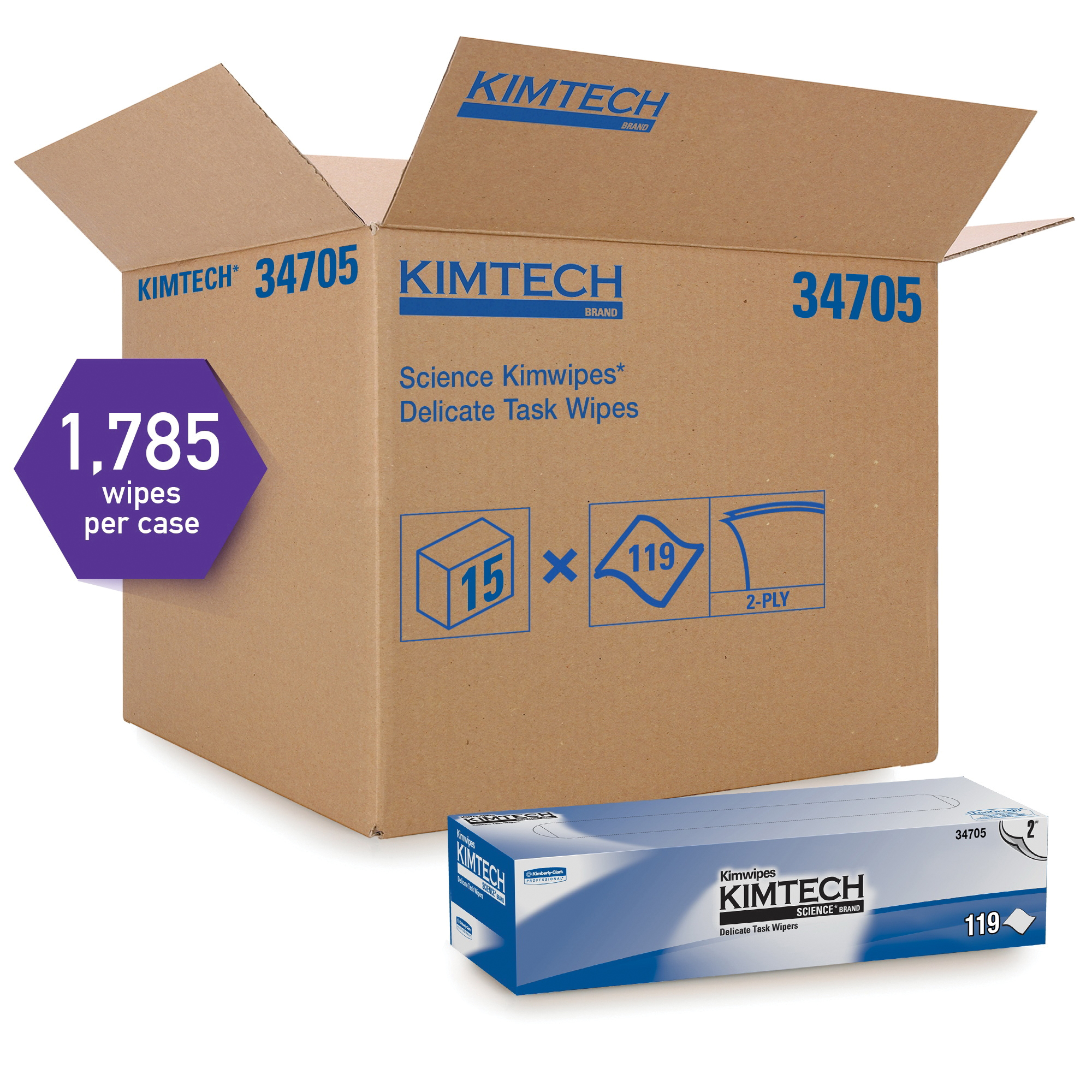 product Scott® 75130 Original Shop Towel, 11 in L x 10.4 in W, Hydroknit®, Blue, Roll Package